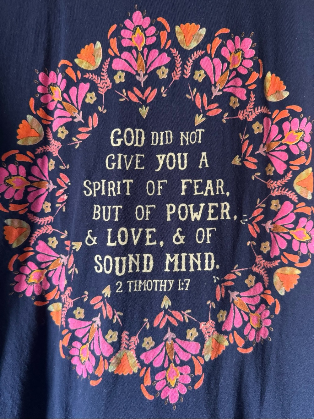 NATURAL LIFE Long Sleeve Scripture Tee - Picture 3 of 4